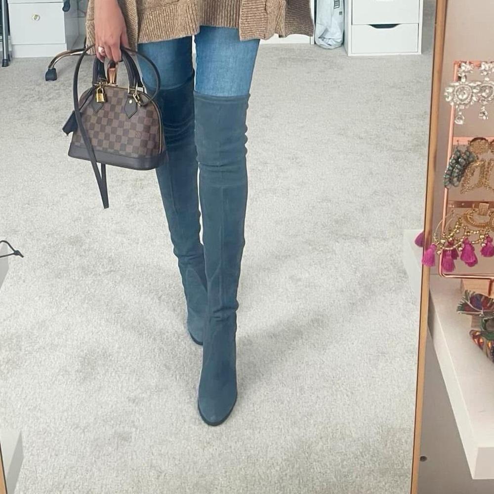 Stuart weitzman Gray Over-the-Knee Boots